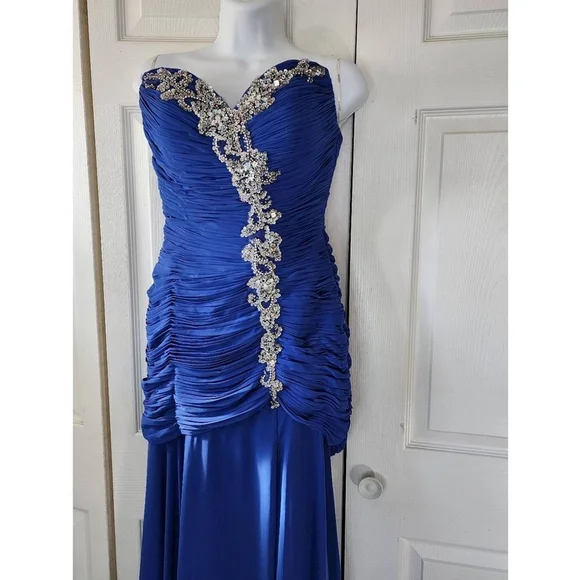 Royal Blue Formal Dress - Picture 3 of 8